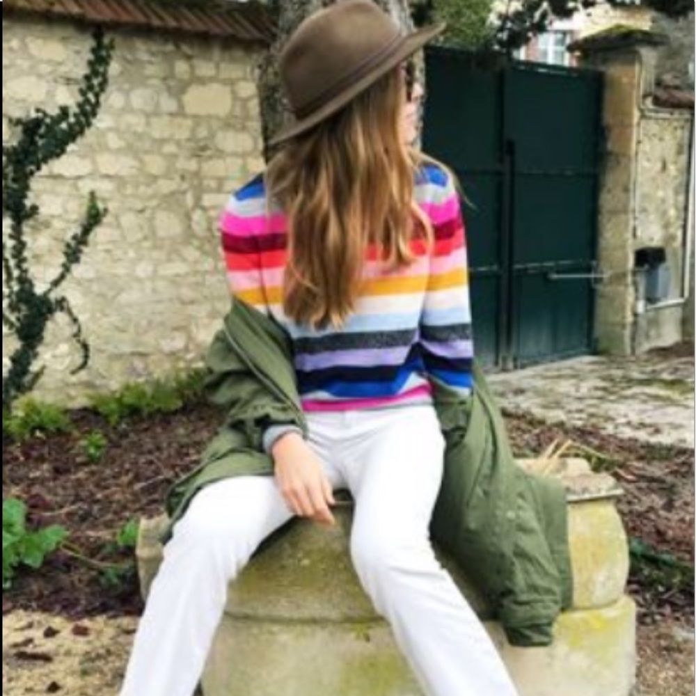 Gap Rainbow Striped Sweater